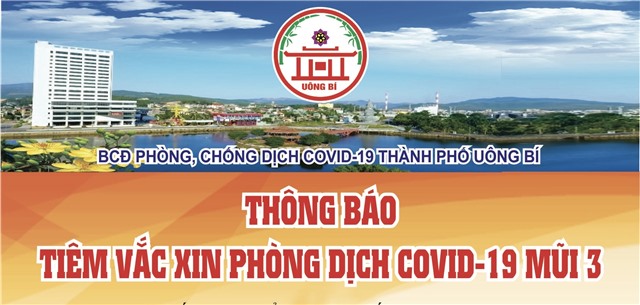 THÔNG BÁO TIÊM VẮC XIN PHÒNG COVID-19 MŨI 3