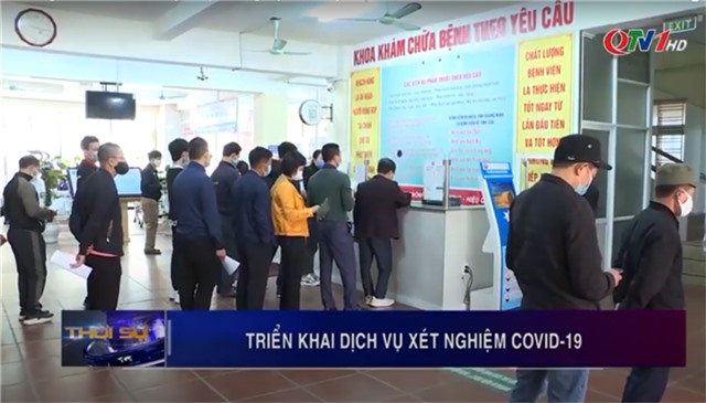 Quảng Ninh triển khai dịch vụ xét nghiệm theo yêu cầu