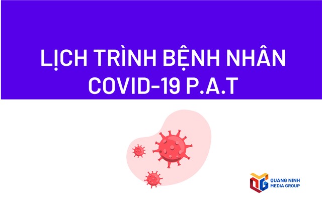 Lịch trình bệnh nhân Covid-19 P.A.T