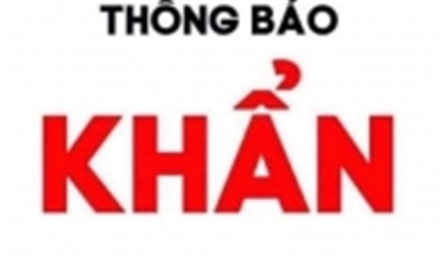 Thông báo khẩn liên quan ca COVID-19 mới là công nhân công ty POYUN