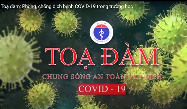 Toạ đàm: Phòng, chống dịch bệnh COVID-19 trong trường học