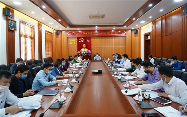 Giao ban đảng bộ xã, phường tháng 2-2021