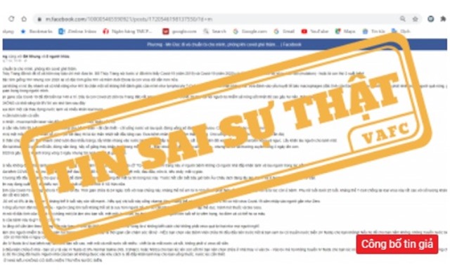 "Điều trị COVID-19 tại nhà" là thông tin phản khoa học