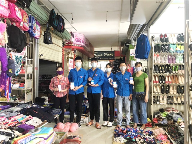 Tuổi trẻ Uông Bí chung tay phòng, chống dịch bệnh Covid-19