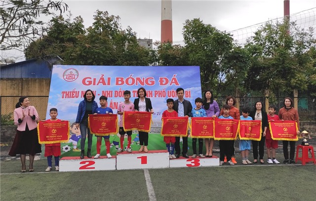 Bế mạc Giải bóng đá thiếu niên nhi đồng thành phố Uông Bí  lần thứ XXIII năm 2021