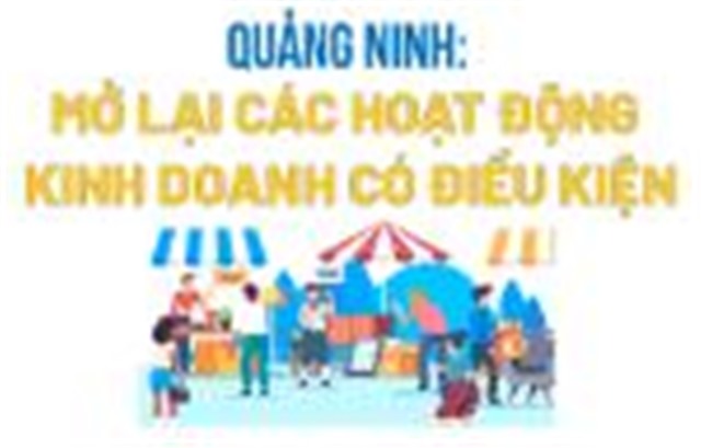 Quảng Ninh: Mở lại các hoạt động kinh doanh có điều kiện