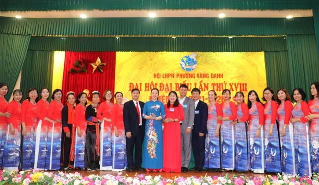 Đại hội Đại biểu Hội LHPN phường Vàng Danh lần thứ XVIII, nhiệm kỳ 2021-2026
