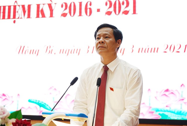 Kỳ họp thứ 21 - Kỳ họp chuyên đề, HĐND TP Uông Bí khóa XIX, nhiệm kỳ 2016-2021
