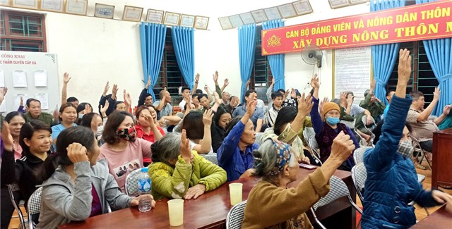 Hội nghị lấy ý kiến nhận xét và tín nhiệm của cử tri nơi cư trú đối với người ứng cử đại biểu HĐND các cấp nhiệm kỳ 2021-2026