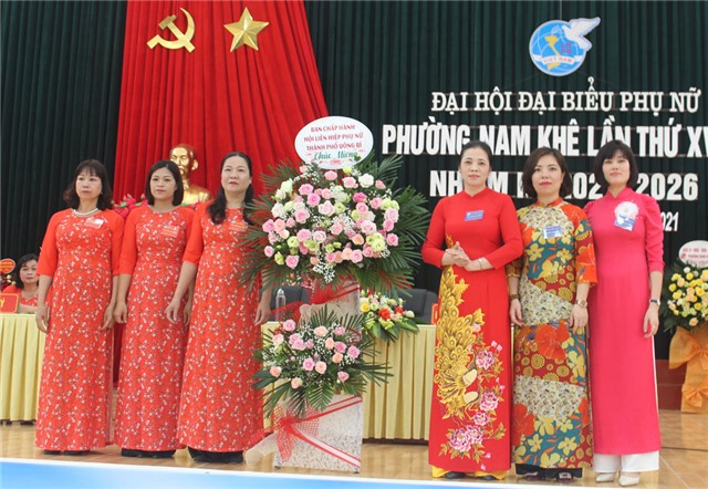 Đại hội đại biểu Hội LHPN phường Nam Khê lần thứ XVIII, nhiệm kỳ 2021-2026