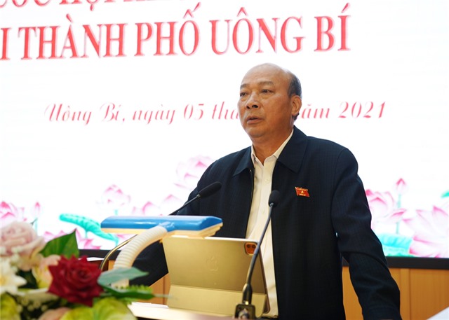 Đại biểu Quốc hội khóa XIV tiếp xúc cử tri TP Uông Bí