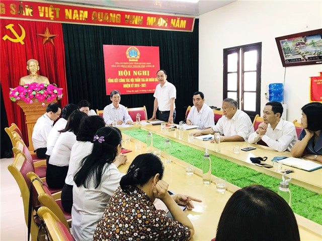 Uông Bí: Tổng kết hoạt động Hội thẩm nhân dân, nhiệm kỳ 2016-2021