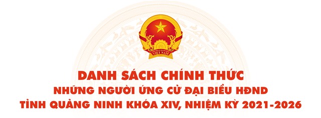 Danh sách chính thức những người ứng cử đại biểu HĐND tỉnh Quảng Ninh khoá XIV, nhiệm kỳ 2021-2026