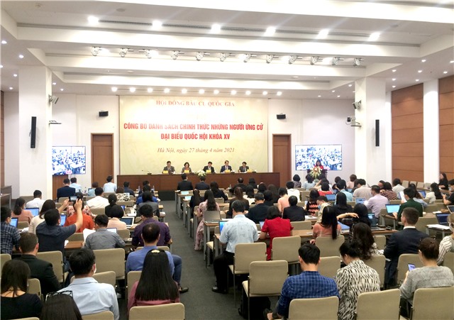 Công bố danh sách ứng cử đại biểu Quốc hội khóa XV