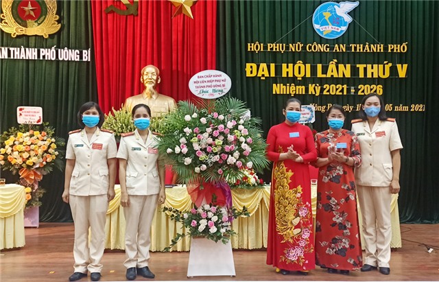 Đại hội Phụ nữ Công an thành phố Uông Bí lần thứ V nhiệm kỳ 2021-2026