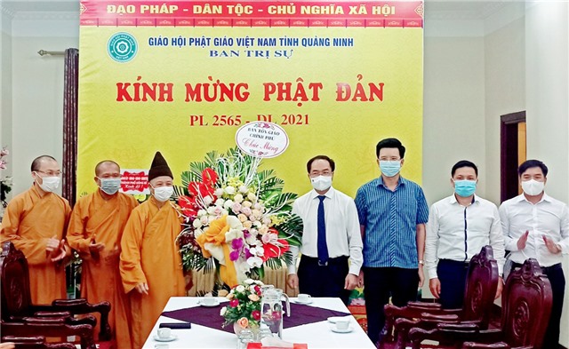 Ban Tôn giáo Chính phủ chúc mừng GHPGVN tỉnh Quảng Ninh nhân dịp Đại lễ Phật đản PL 2565 - DL 2021