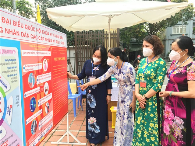 Trang trọng khai mạc bầu cử đại biểu Quốc hội khóa XV và đại biểu HĐND các cấp nhiệm kỳ 2021-2026 tại 102 khu vực bỏ phiếu