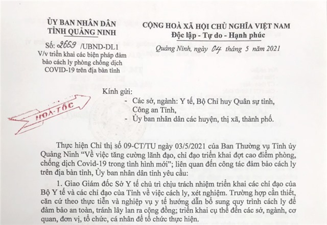 Triển khai các biện pháp đảm bảo cách ly phòng chống dịch COVID-19 trên địa bàn tỉnh