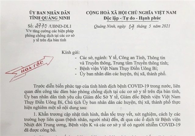 Tăng cường các biện pháp phòng, chống dịch tại các cơ sở y tế trên địa bàn