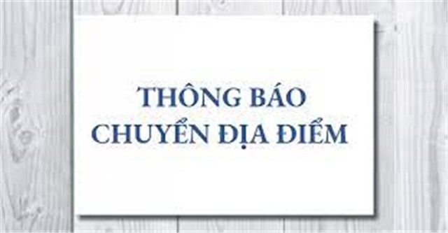 Thông báo chuyển địa điểm làm việc của Liên đoàn Lao động thành phố Uông Bí