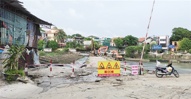 Phân luồng giao thông thực hiện dự án: Nâng cấp, cải tạo đập tràn nối phường Quang Trung với phường Trưng Vương, thành phố Uông Bí