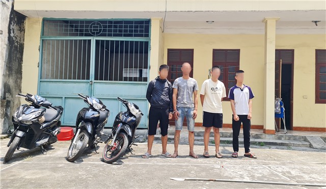 Kịp thời ngăn chặn vụ việc thanh thiếu niên sử dụng hung khí gây mất trật tự công cộng