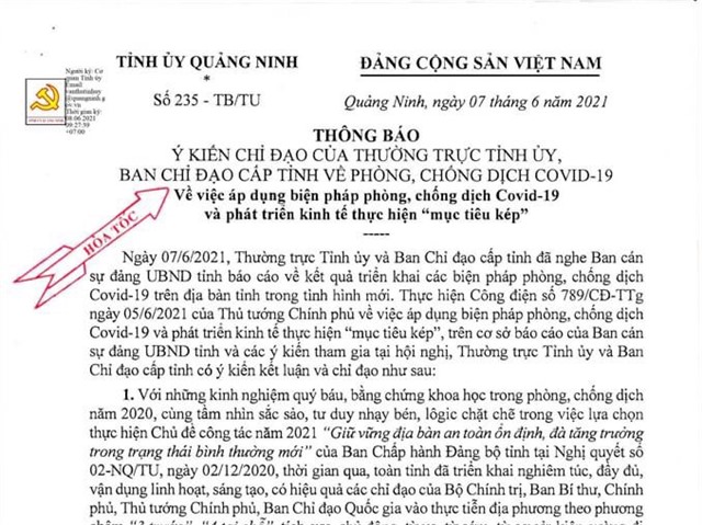 Về việc áp dụng biện pháp phòng, chống dịch Covid-19 và phát triển kinh tế thực hiện "mục tiêu kép"