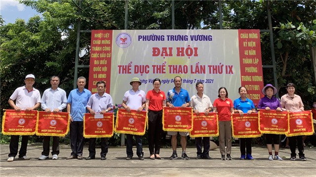 Bế mạc Đại hội TDTT phường Trưng Vương lần thứ IX
