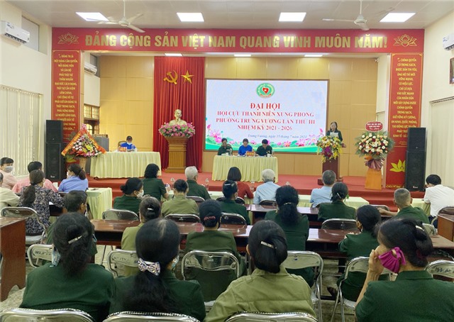 Đại hội Hội Cựu TNXP phường Trưng Vương lần thứ III, nhiệm kỳ 2021-2026