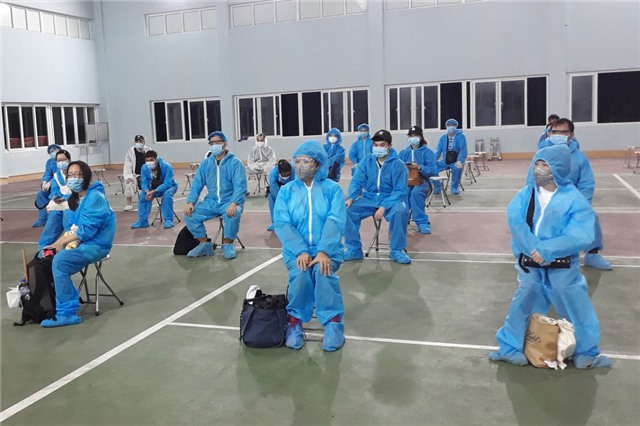 Tiếp nhận cách ly 143 công dân Việt Nam về từ Hàn Quốc