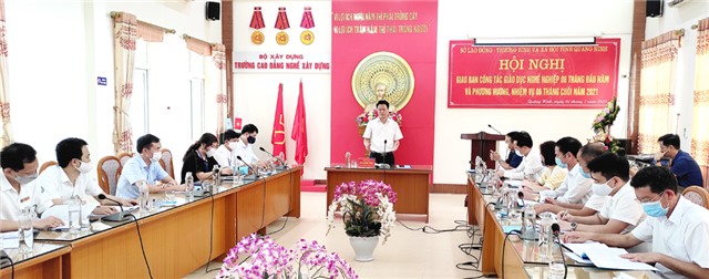 Sở Lao động - Thương binh và Xã hội: Giao ban công tác giáo dục nghề nghiệp 6 tháng đầu năm