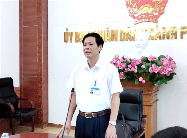 Giao ban thường kỳ UBND thành phố
