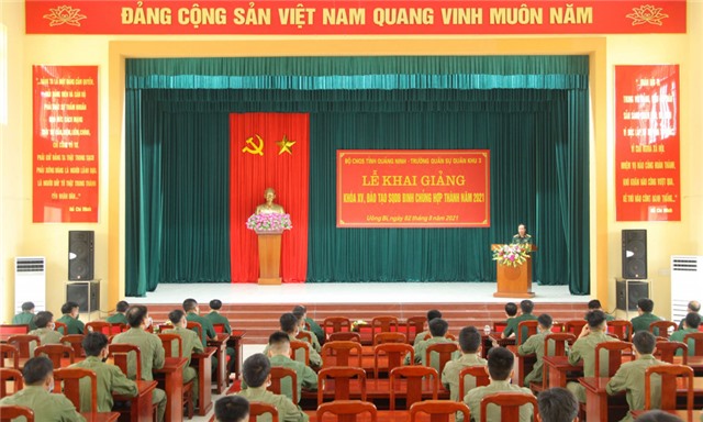 Khai giảng đào tạo sĩ quan dự bị binh chủng hợp thành khóa XV