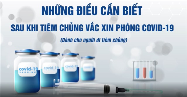 Những điều cần biết sau khi tiêm chủng vắc xin phòng COVID-19