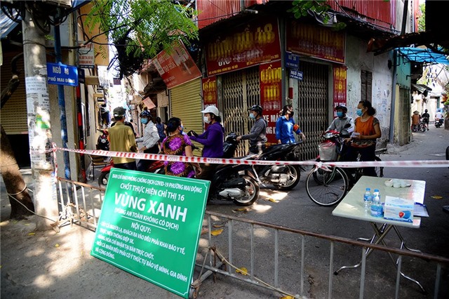 Tối 5/8, Hà Nội ghi nhận ca mắc mới ở 8 quận huyện