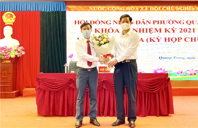 Kỳ họp thứ 3, HĐND phường Quang Trung khóa X