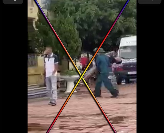 Video Clip gắn nội dung về điểm tiêm chủng tại Trường Tiểu học Lê Lợi, Thành phố Uông Bí không đúng sự thật