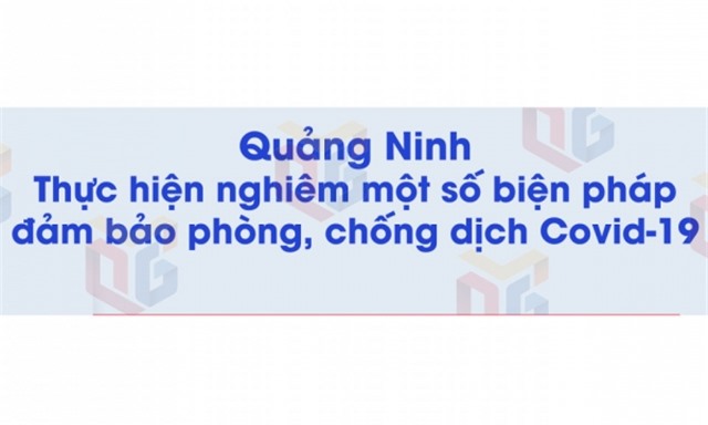Thực hiện nghiêm một số biện pháp đảm bảo phòng, chống dịch Covid-19
