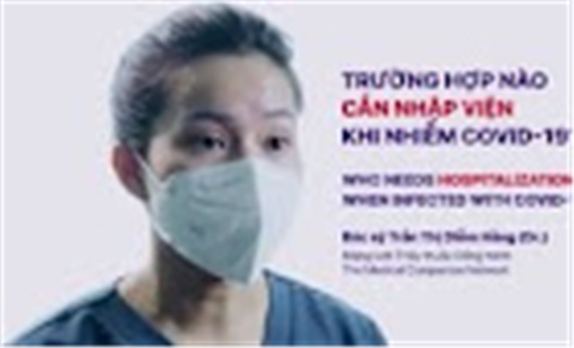 Trường hợp nào cần nhập viện khi nhiễm COVID-19?