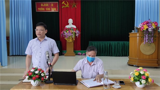 Bí thư Thành uỷ Nghiêm Xuân Cường dự sinh hoạt chi bộ  tại khu 3, phường Vàng Danh