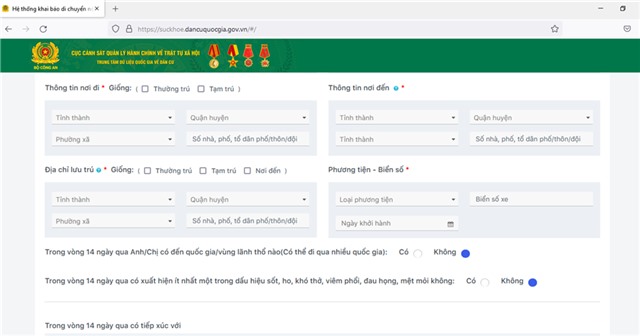 Triển khai phần mềm quản lý công dân nghi nhiễm COVID-19