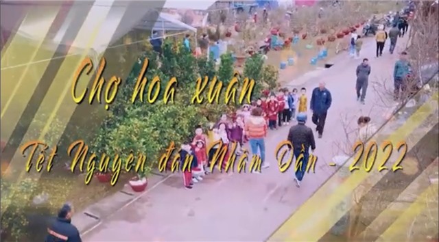V.Clip Chợ hoa xuân TP Uông Bí năm 2022