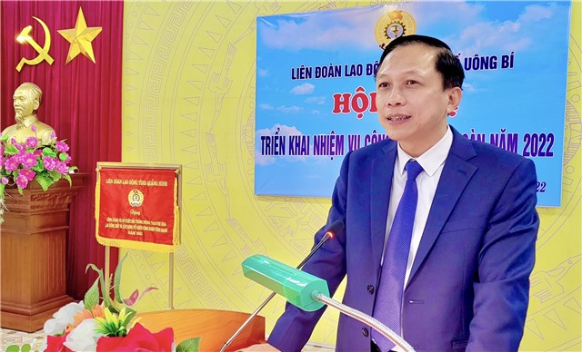 LĐLĐ TP Uông Bí triển khai nhiệm vụ năm 2022