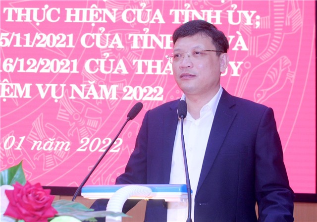 Hội nghị học tập, quán triệt, triển khai thực hiện Kết luận, Nghị quyết của Trung ương, Tỉnh ủy, Thành ủy 