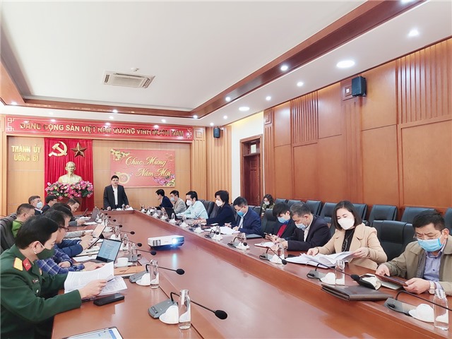 Thường trực Thành ủy làm việc với BCH Đảng bộ phường Quang Trung