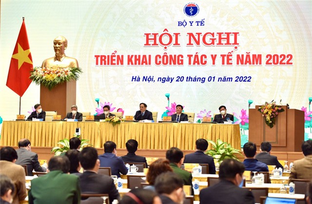 Thủ tướng Phạm Minh Chính dự Hội nghị triển khai công tác y tế năm 2022