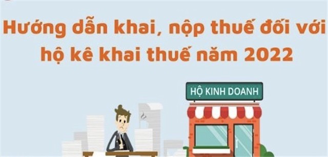 Hướng dẫn khai, nộp thuế năm 2022 đối với hộ kinh doanh, cá nhân kinh doanh