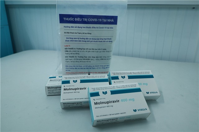 Bộ Y tế đã phân bổ hơn 400.000 liều Molnupiravir điều trị COVID-19 cho 53 địa phương