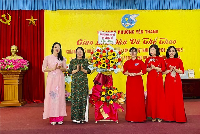 Hội LHPN phường Yên Thanh kỷ niệm 92 năm thành lập Hội LHPN Việt Nam và Ngày Phụ nữ Việt Nam 20-10