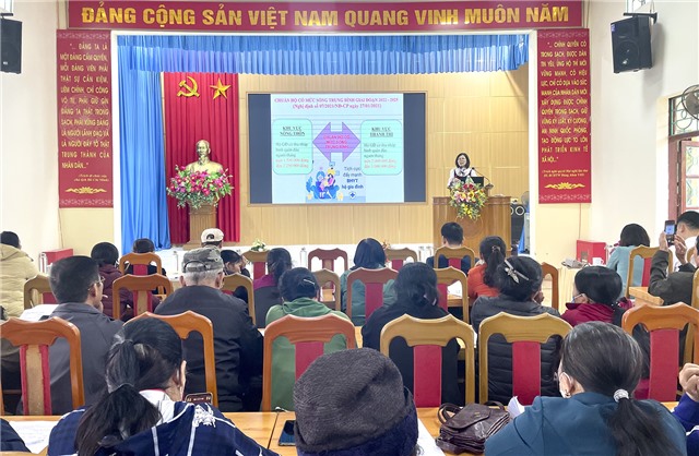 Tập huấn tổng rà soát hộ nghèo, hộ cận nghèo và xác định hộ làm nông nghiệp, lâm nghiệp, ngư nghiệp, diêm nghiệp có mức sống trung bình giai đoạn 2021-2025